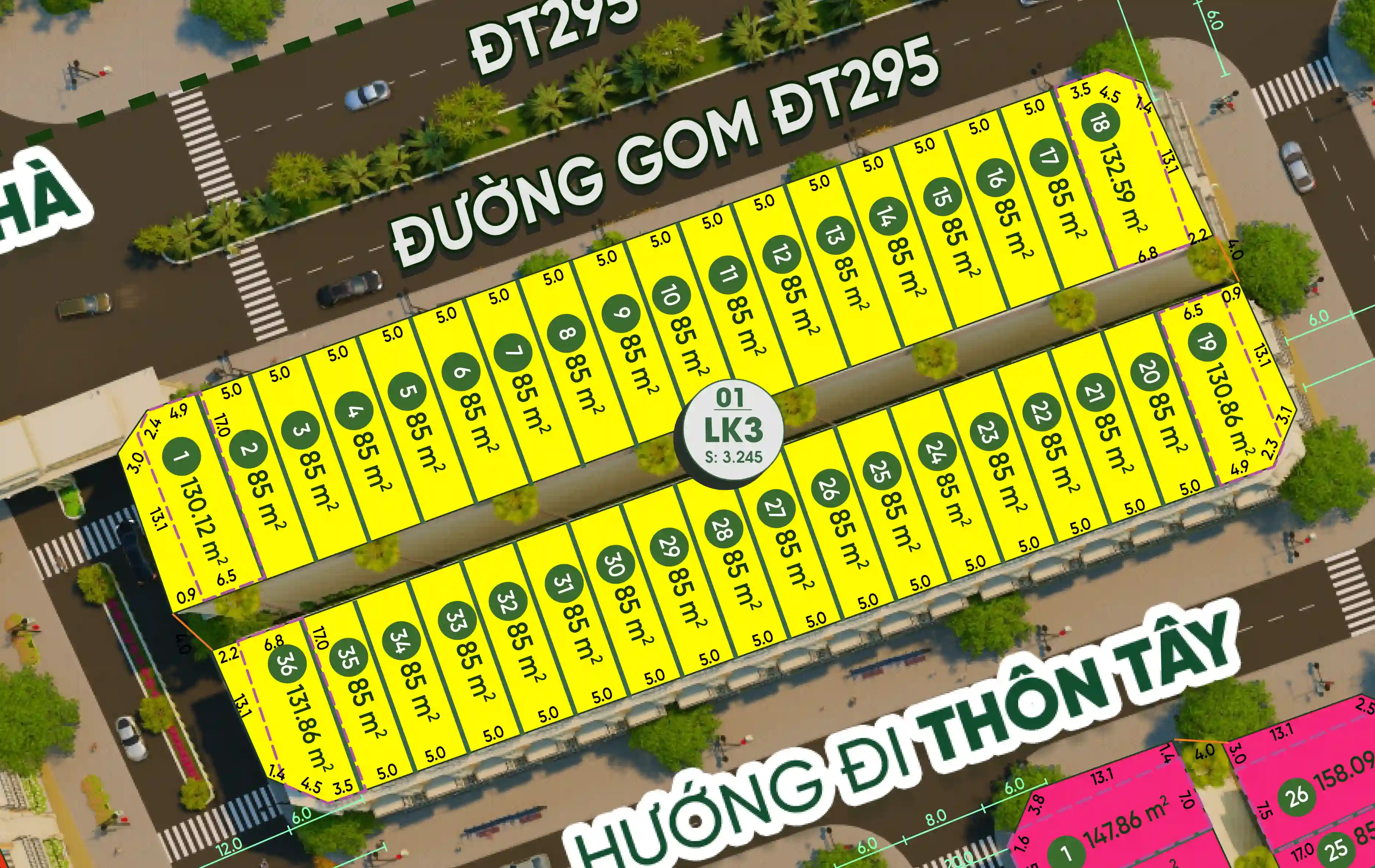 Mặt bằng LK3 Sunshine Legend